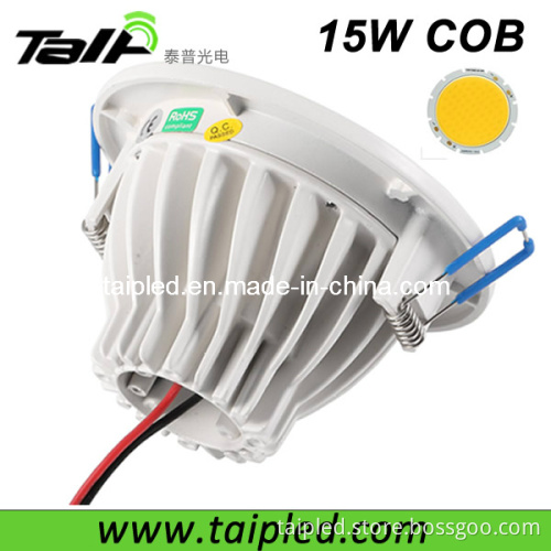 15W COB Recessed LED Downlight